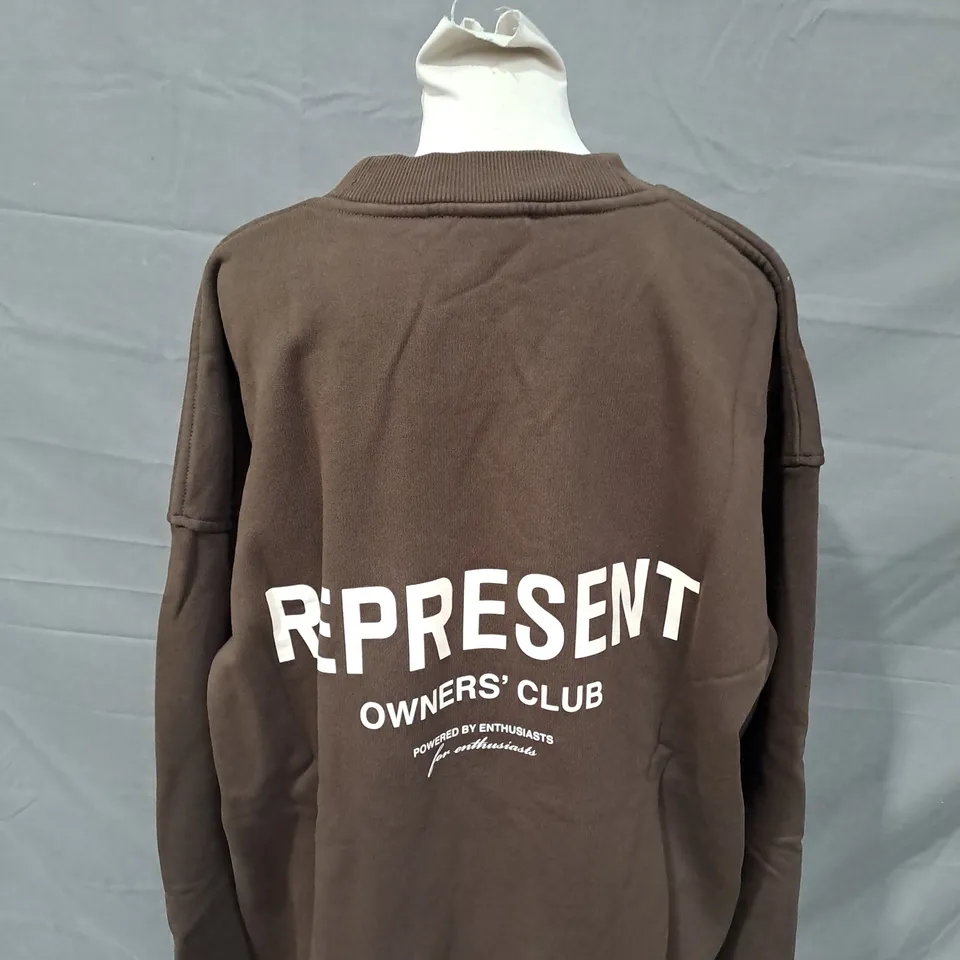 REPRESENT OWNERS CLUB SWEATER SIZE L 