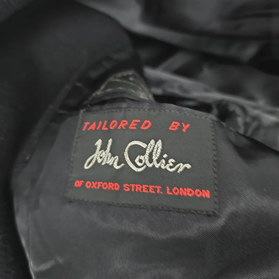 TAILORED BY JOHN COLLIER BLACK WOOL OVERCOAT – OXFORD STREET, LONDON