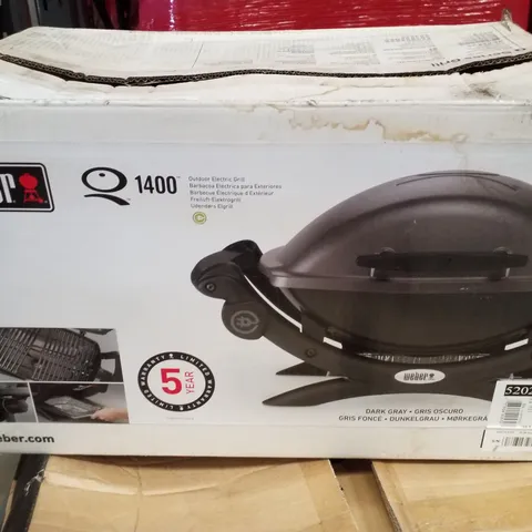 BOXED WEBER Q SERIS OUTDOOR ELECTRIC GRILL