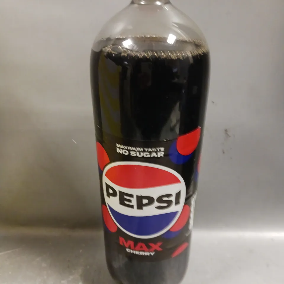 4 X PEPSI MAX CHERRY BOTTLES - 2L