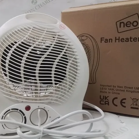 BOXED NEO FAN HEATER IN WHITE