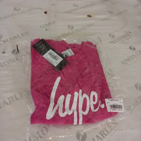 HYPE PINK T-SHIRT SIZE 3-10 YEARS