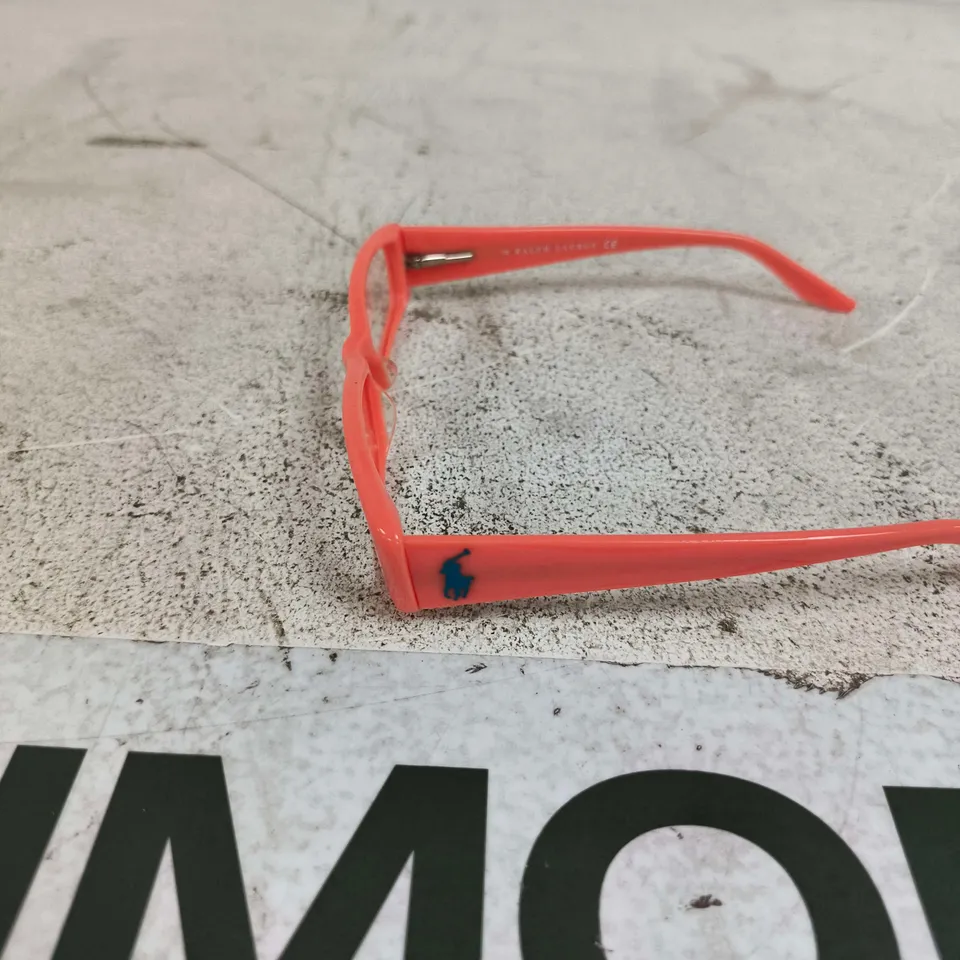 RALPH LAUREN EYEWEAR – HAND MADE ACETATE FRAMES, CORAL PINK