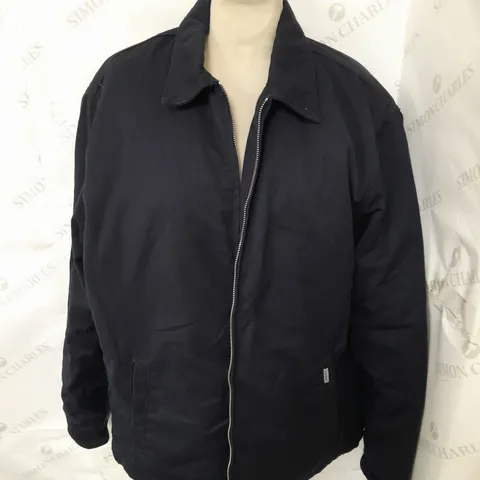 CARHARTT NAVY ZIP THROUGH JACKET - L
