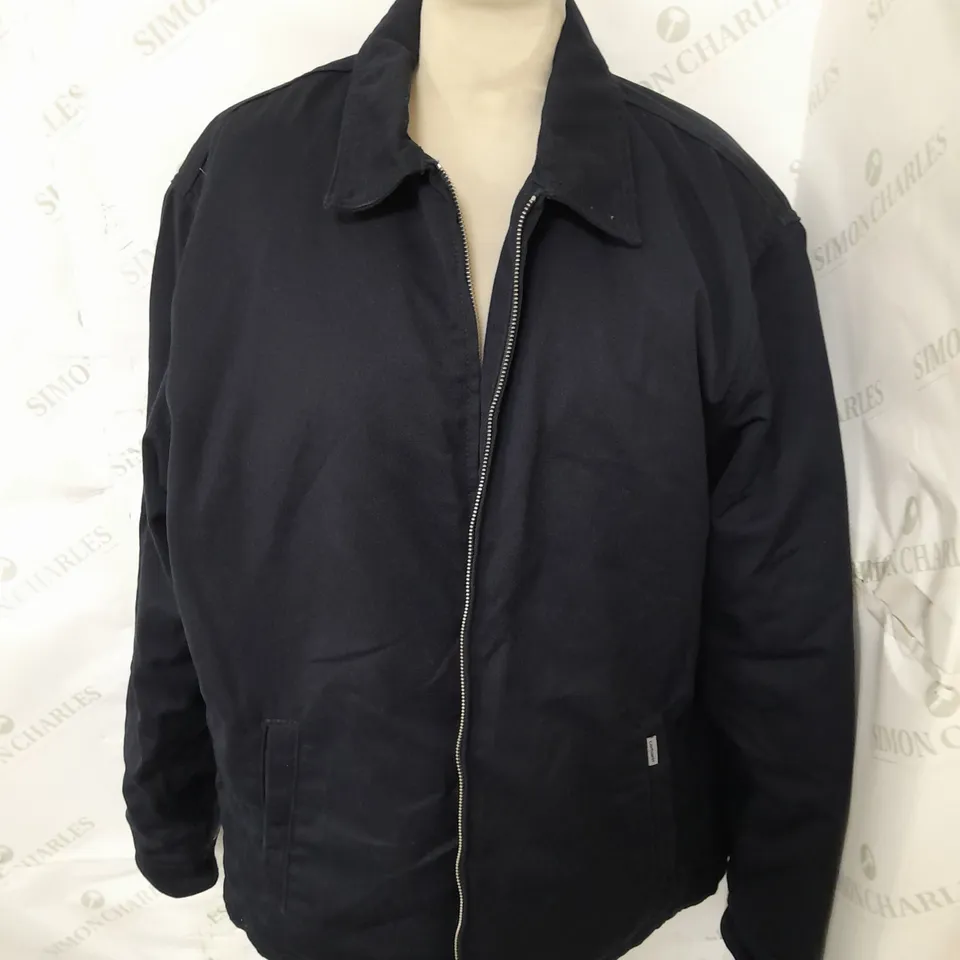 CARHARTT NAVY ZIP THROUGH JACKET - L