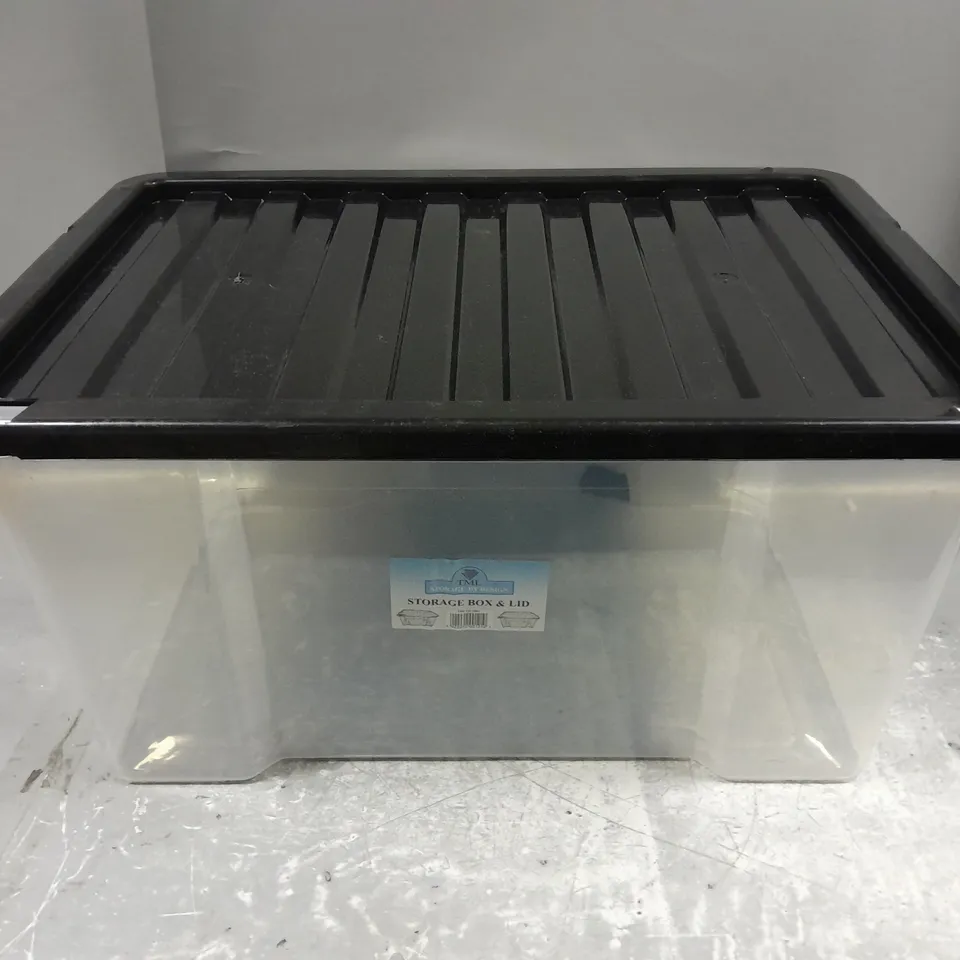 TML CLEAR STORAGE BOX & LID