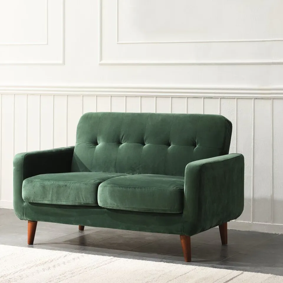 BOXED ABERGO 2 SEATER SOFA UPHOLSTERY COLOUR