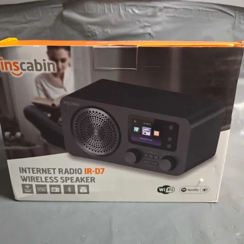 BOXED INSCABIN INTERNET RADIO IR-D7 WIRELESS SPEAKER