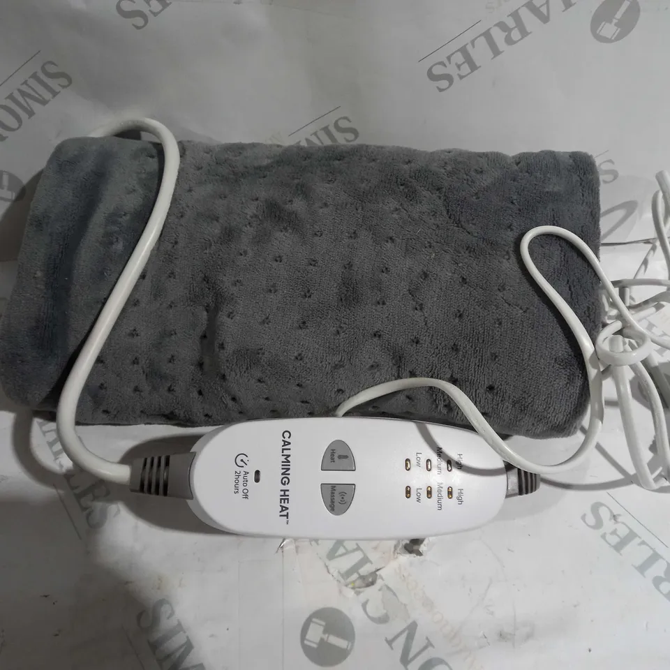 CALMING HEAT WEIGHTED 6 SPEED MASSAGE HEATING PAD