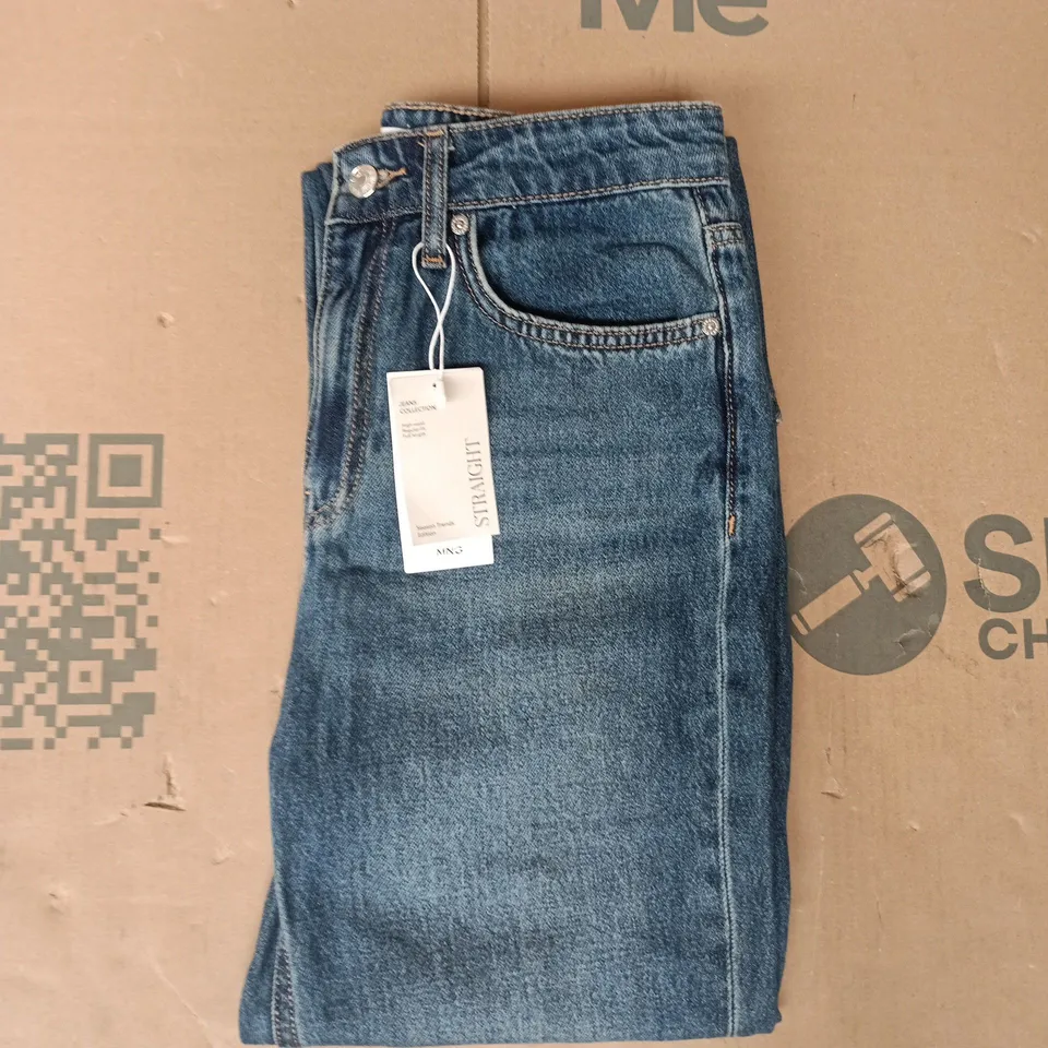 MANGO WOMEN'S JEANS IN BLUE SIZE UK 8