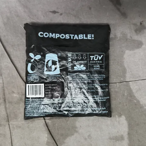 STEP ONE BOXER BRIEFS IN BLACK SIZE XL