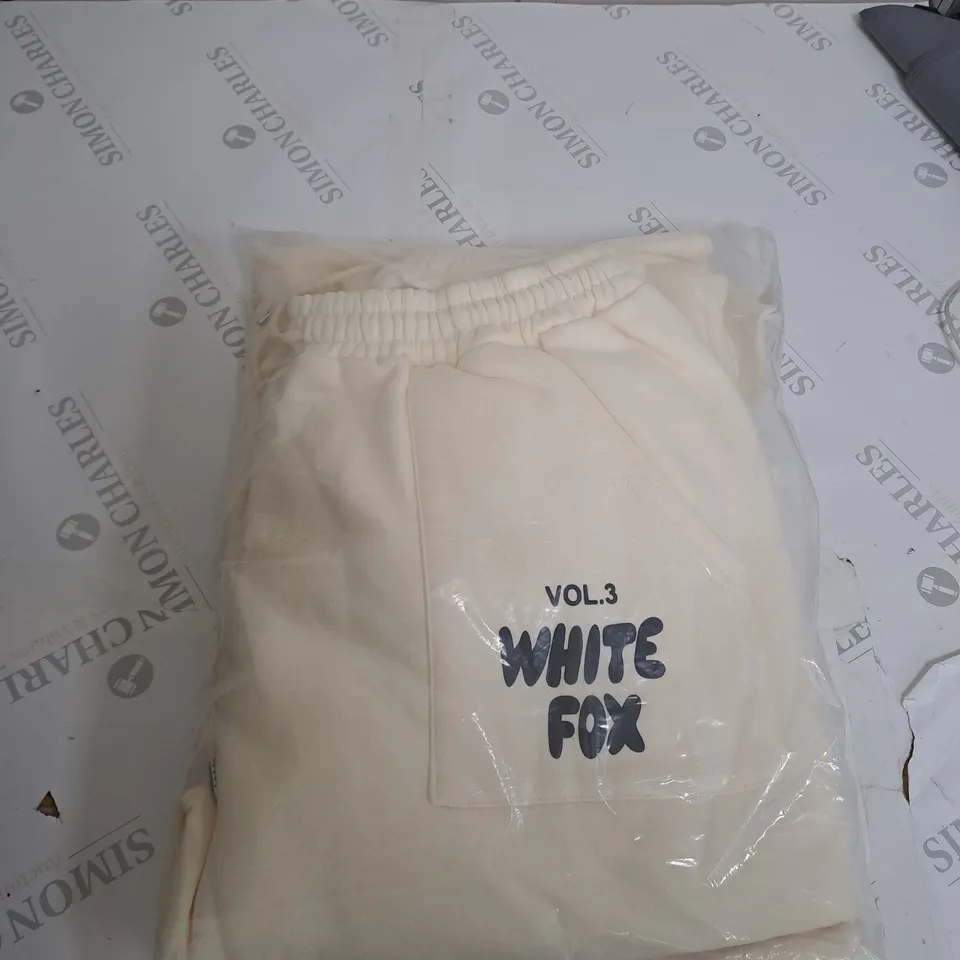 WHITE FOX VOL 3 BAGGED XL CREAM TRACKSUIT