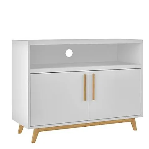 BRAND NEW BOXED OUT & OUT DAKOTA OPEN SIDEBOARD - WHITE (1 BOX)