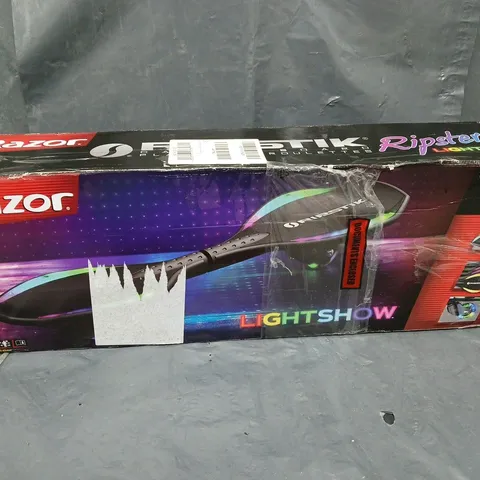 BOXED RAZOR RIPSTER LIGHTSHOW SCOOTER 