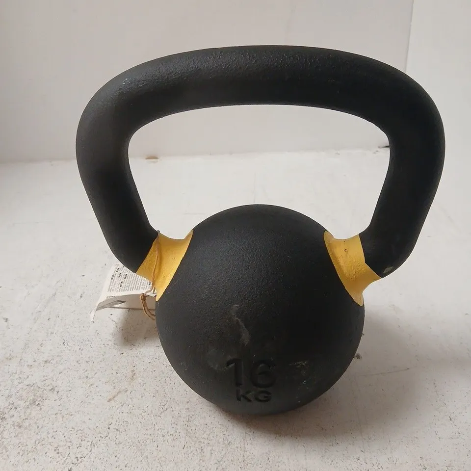 2 X EXERCISE WEIGHTS - 16KG & 10KG