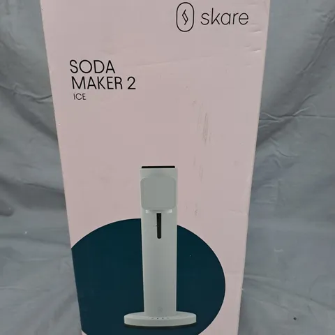 Skare Soda Maker 2 Ice with Dishwasher Safe Bottle