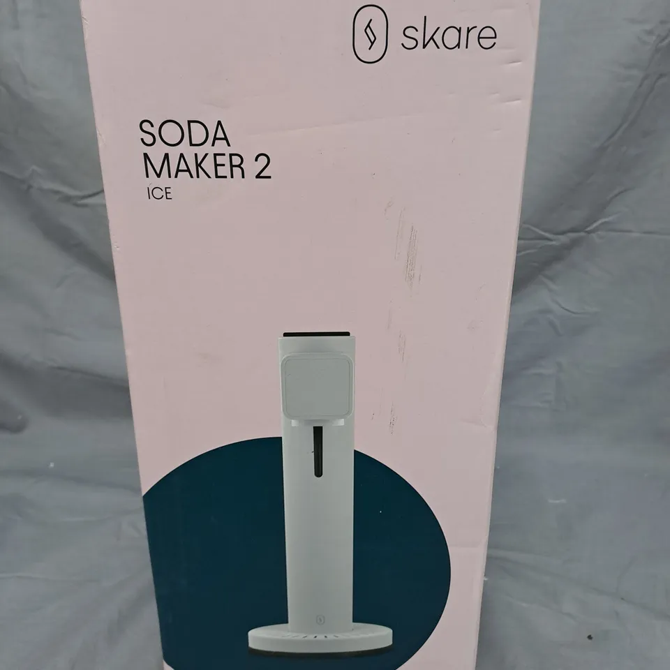 Skare Soda Maker 2 Ice with Dishwasher Safe Bottle