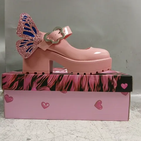 BOXED PAIR OF KOI TIRA PINK MARY JANES GOOD FAIRY EDITION SIZE UK 3