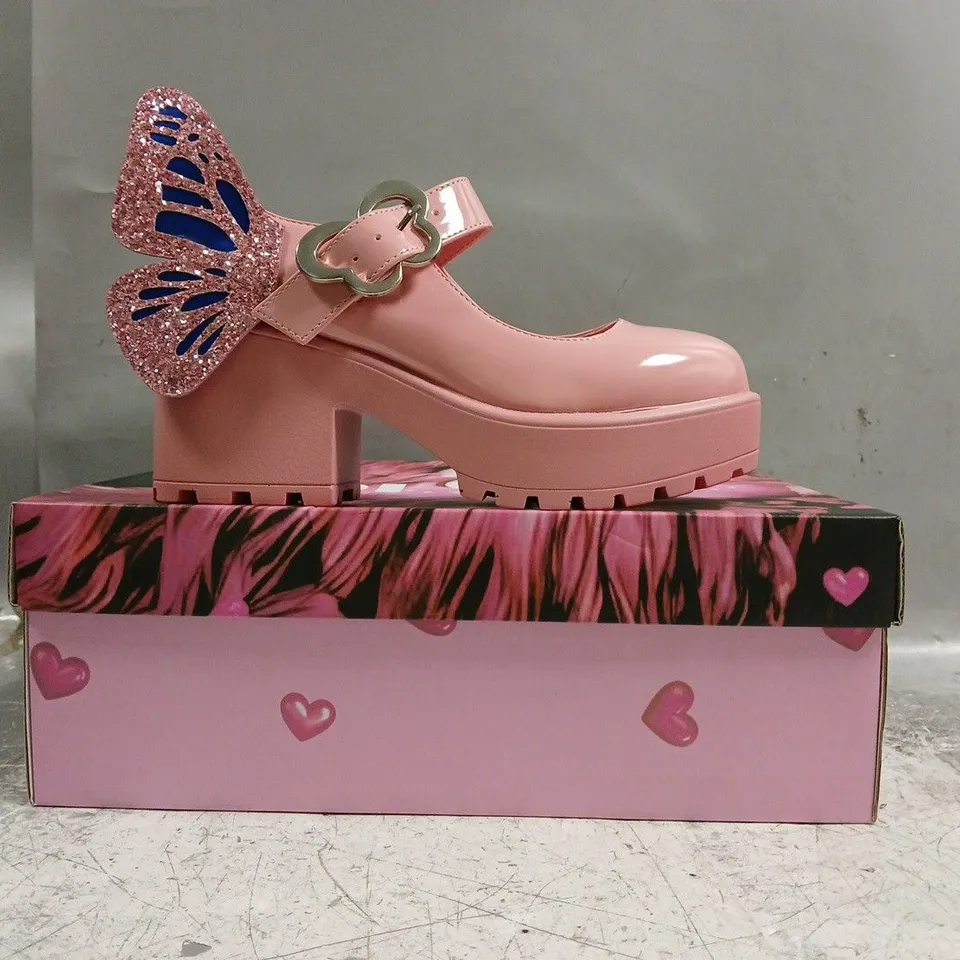 BOXED PAIR OF KOI TIRA PINK MARY JANES GOOD FAIRY EDITION SIZE UK 3
