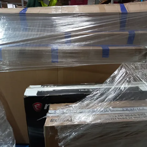 PALLET OF 5 ASSORTED TELEVISION & MONITORS TO INCLUDE - TOSHIBA FIRE TV 65UF3D53DB 65" SMART 4K ULTRA - TCL 65P639K 65-INCH 4K SMART TV - TOSHIBA UF3D 55 INCH SMART FIRE TV ECT - COLLECTION ONLY