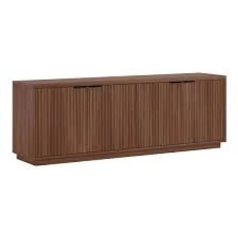 BOXED TV CONSOLE - SATIN WALNUT FINISH (1 BOX)