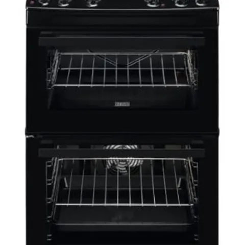 ZANUSSI FREESTANDING ELECTRIC COOKER WITH INDUCTION HOB - BLACK - A/A RATED Model ZCI66080BA