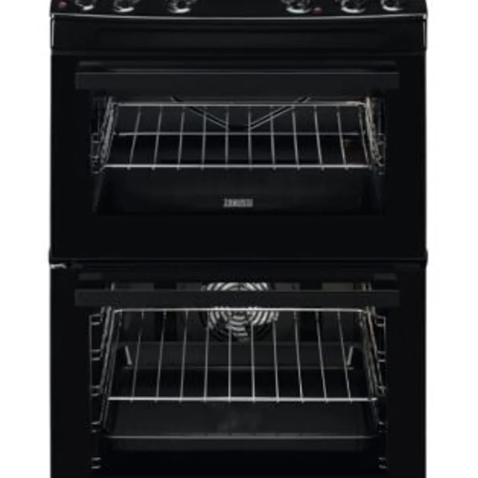 ZANUSSI FREESTANDING ELECTRIC COOKER WITH INDUCTION HOB - BLACK - A/A RATED Model ZCI66080BA RRP £767