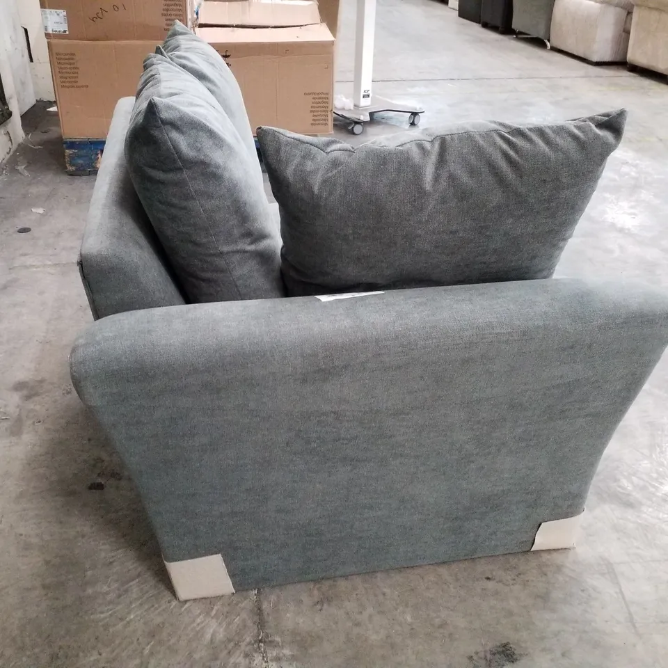 QUALITY DESIGNER LHF SOFA SECTION - GREY FABRIC