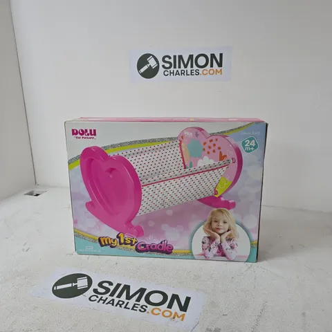 DOLU MY 1ST CRADLE DOLL'S CRADLE PLAYSET –  24M+