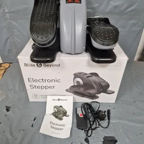 BOXED BLISS & BEYOND ELECTRONIC STEPPER IN GREY