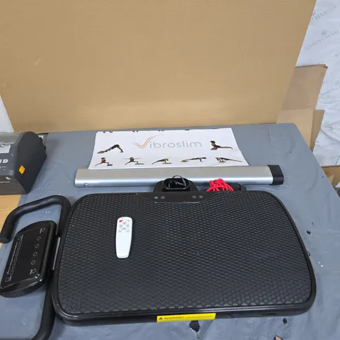 VIBROSLIM VIBRATION PLATE EXERCISE MACHINE WITH REMOTE