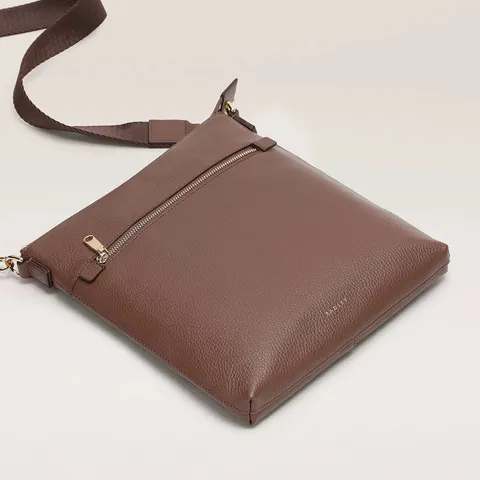 RADLEY LONDON SUNNY DENE CROSSBODY BAG - WALNUT