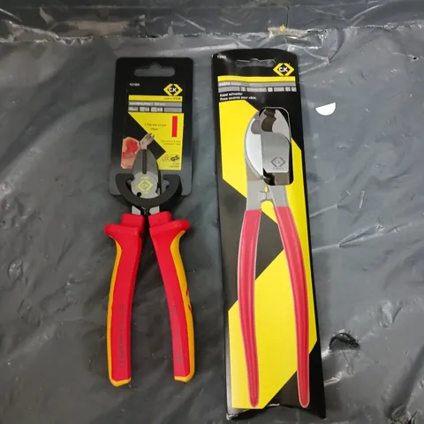 MULTIPLE CK TOOLS TO INCLUDE COMBICUTTERS AND CABLE CUTTERS ETC. 