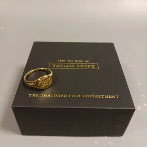 TAYLOR SWIFT THE TORTURED POETS DEPARTMENT RING
