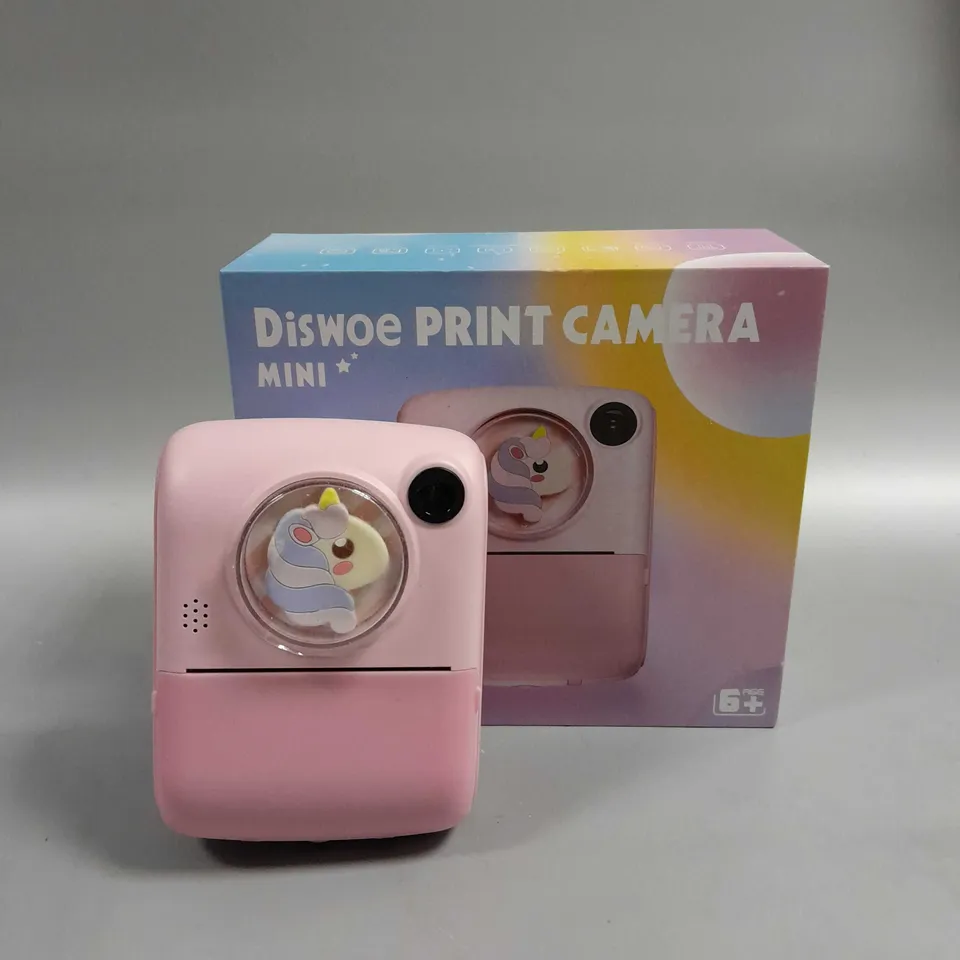 BOXED DISWOE MINI PRINT CAMERA 
