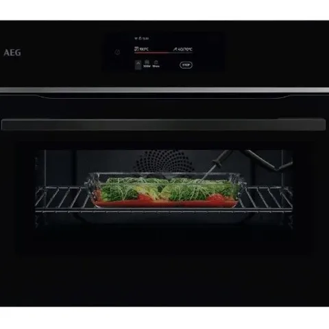 AEG TK8NK721B SERIES 8000 60CM BUILT IN COMBI MICROWAVE FOR TALL HOUSING – BLACK