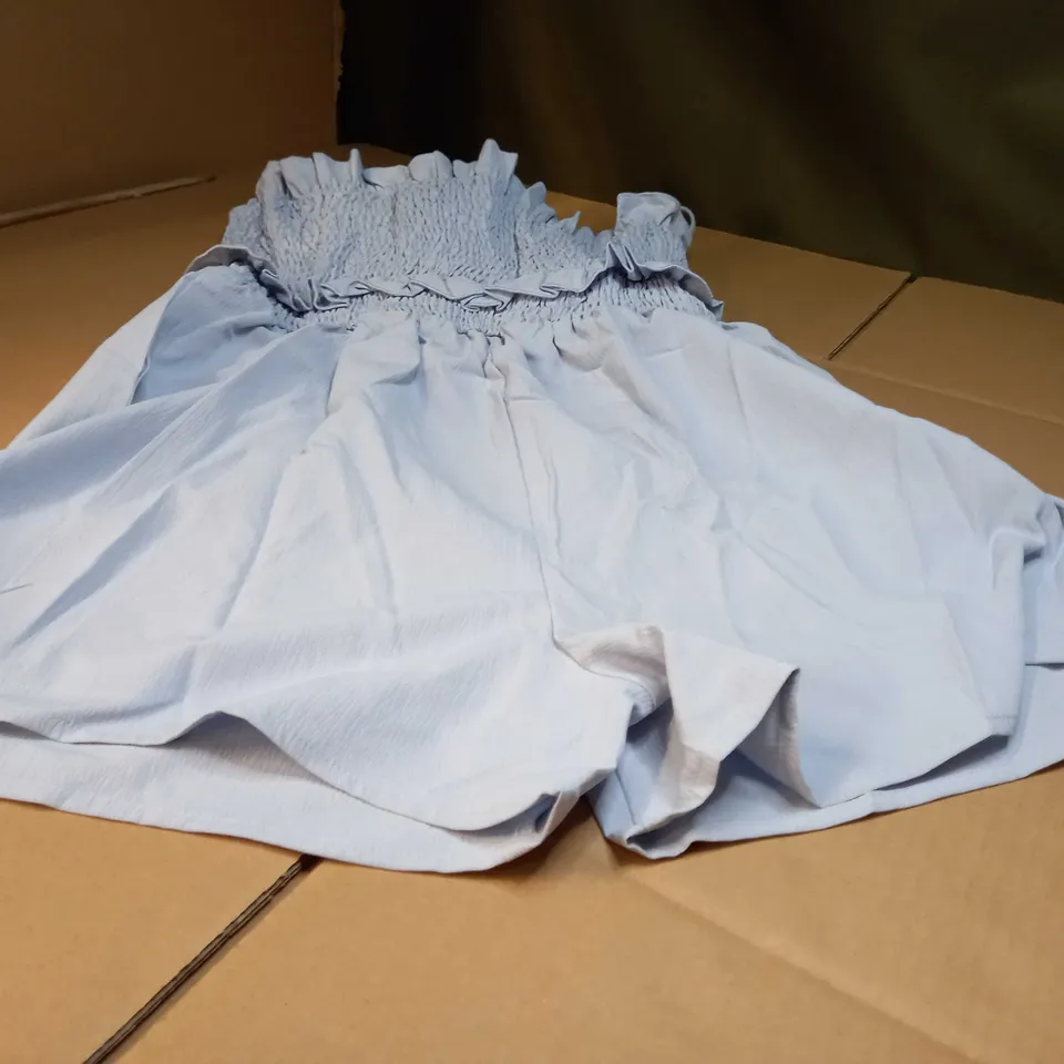 CIDER PALE PLUE CREPE STYLE PLAYSUIT - XL