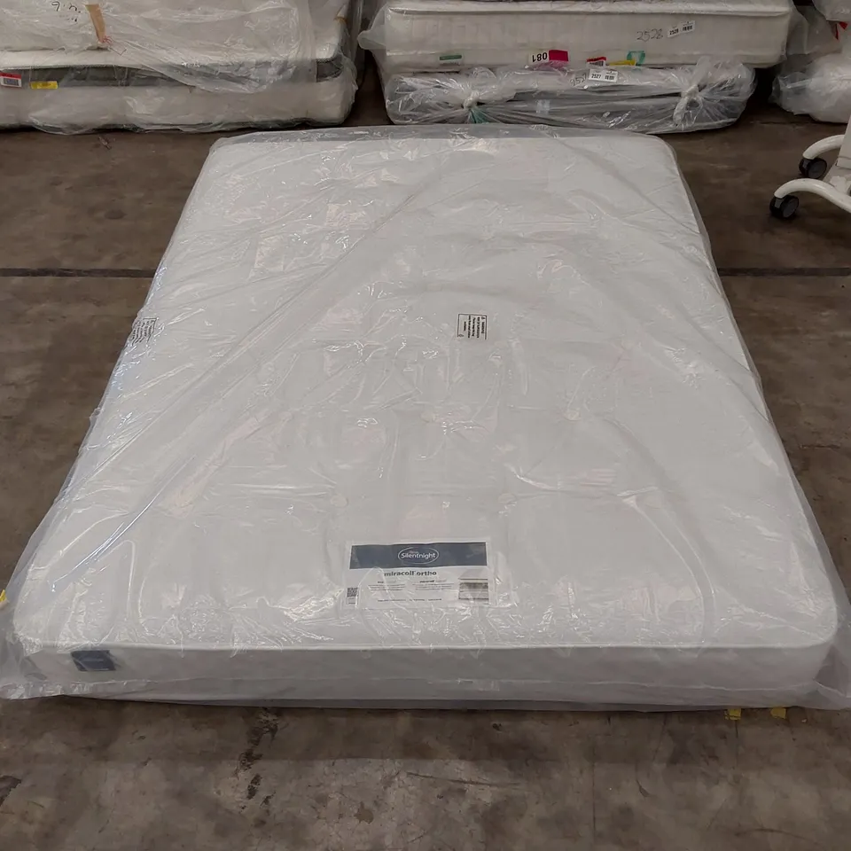 QUALITY BAGGED 5' KING SILENTNIGHT ECO COMFORT ORTHO MIRACOIL MATTRESS 