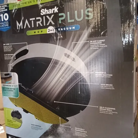 BOXED SHARK MATRIX PLUS MOP/VACUUM - GREY