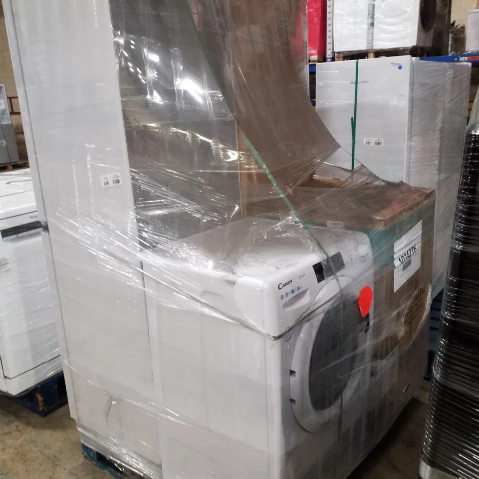 PALLET OF APPROXIMATELY 4 UNPROCESSED RAW RETURN WHITE GOODS TO INCLUDE