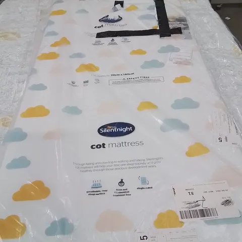 QUALITY BAGGED SILENTNIGHT COT MATTRESS 
