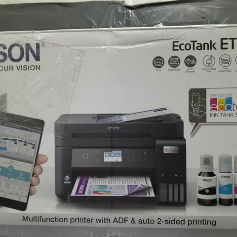 BOXED EPSON ECOTANK ET-3850 WIRELESS INKJET PRINTER