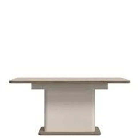 BOXED LACETTI 200cm EXTENDING DINING TABLE - CREAM/OAK (3 BOXES)