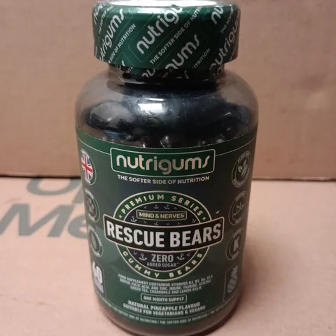 NUTRIGUMS RESCUE BEARS MIND & NERVES GUMMIES 