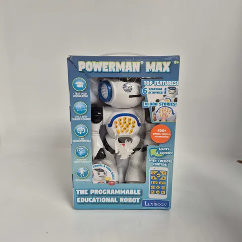 BOXED LEXIBOOK POWERMAN MAX EDUCATIONAL ROBOT
