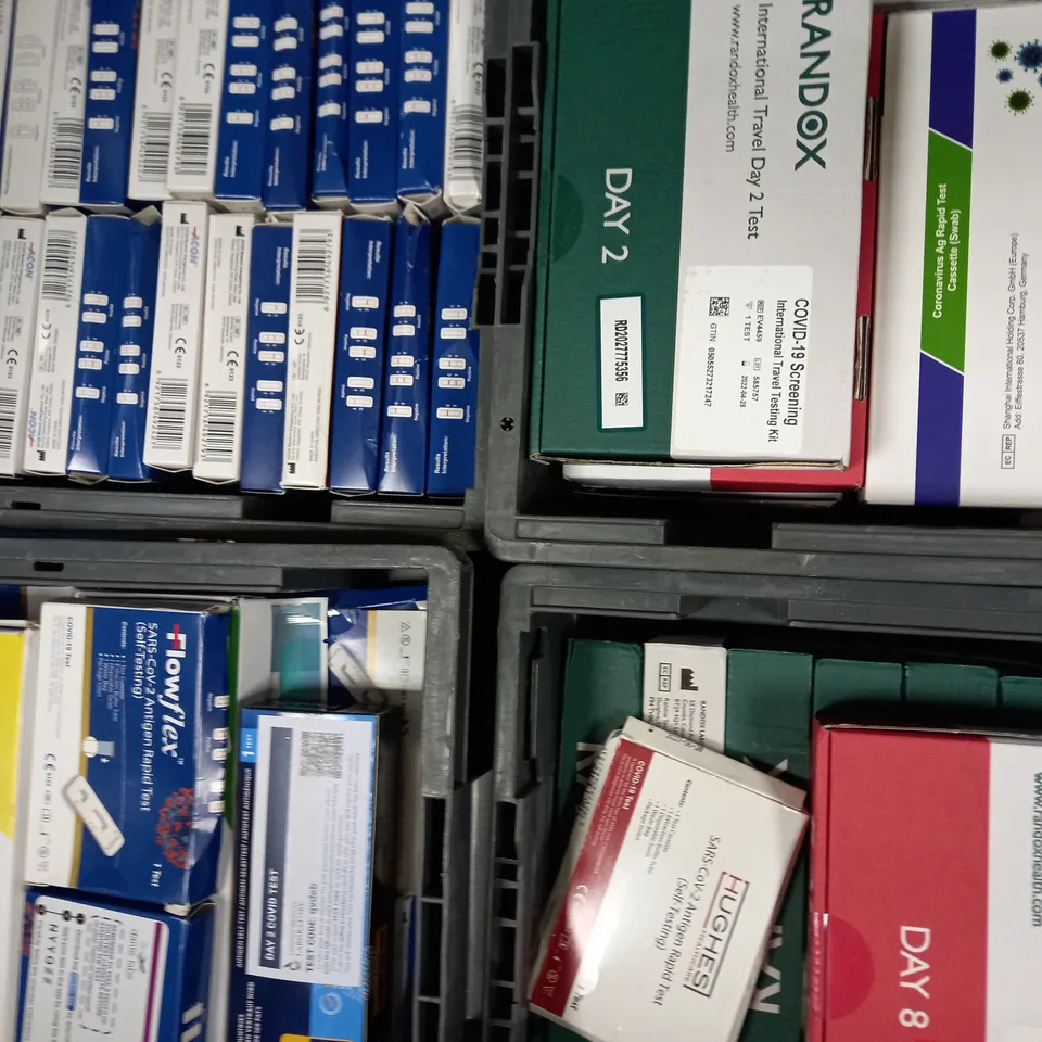 LOT OF APPROXIMATELY 200 PACKS OF COVID-19 TESTS - COLLECTION ONLY