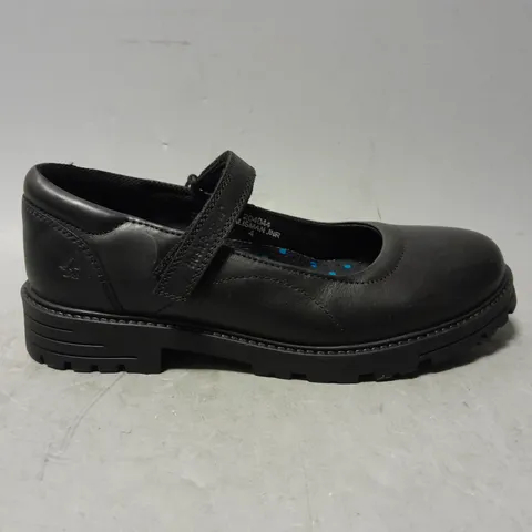 HUSH PUPPIES BLACK SMART WEDGE HEEL - SIZE 4