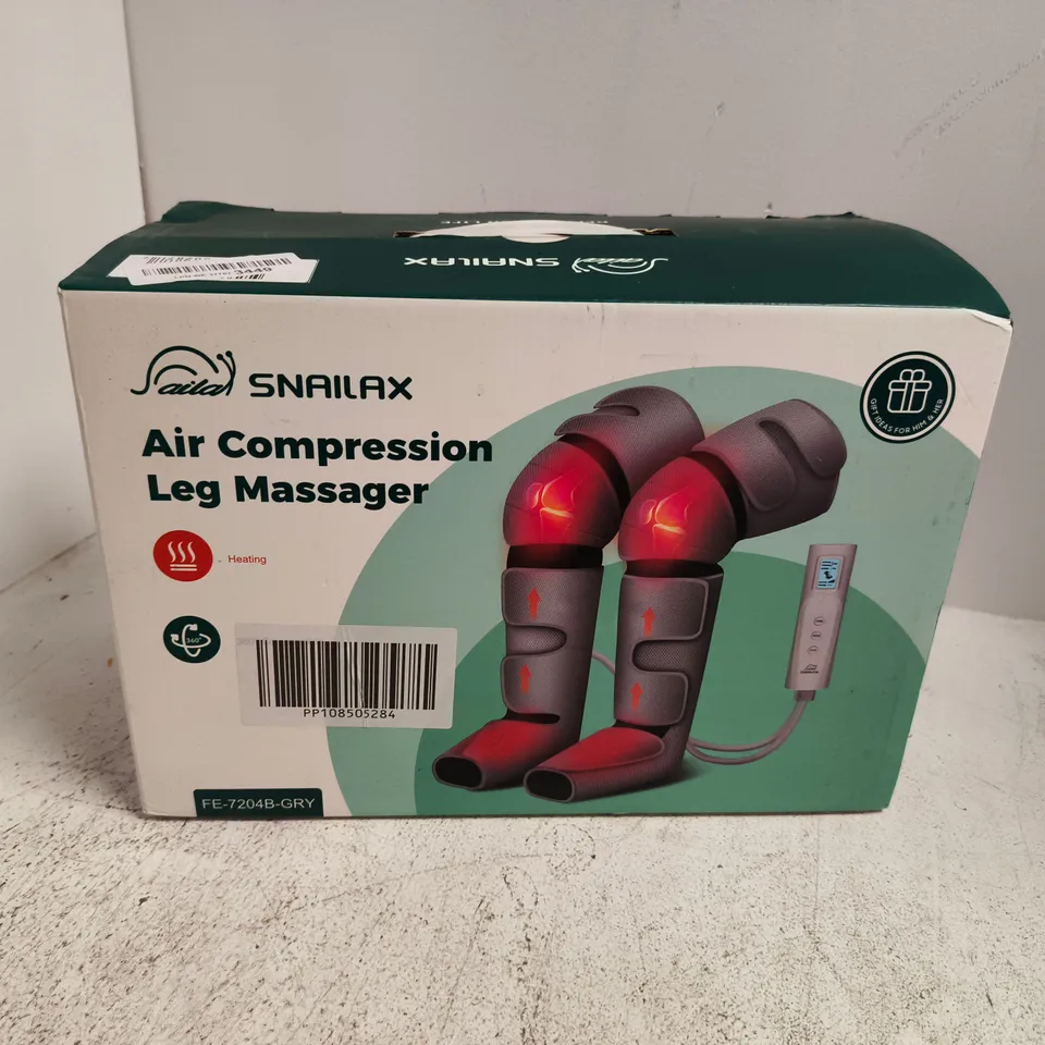 BOXED SNAILAX AIR COMPRESSION LEG MASSAGER