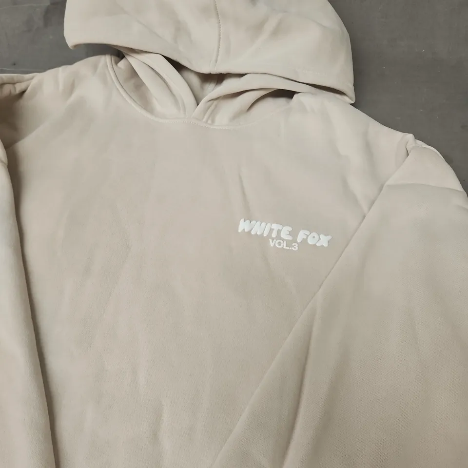 WHITE FOX HOODED HOODIE - SIZE UNSPECIFIED