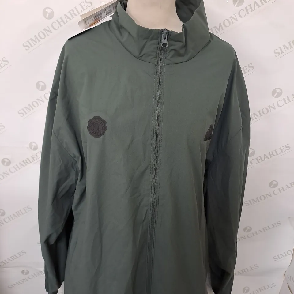 ADIDAS MANCHESTER UNITED ZIPPED JACKET SIZE XL